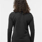 Adidas A589 Women's Spacer Quarter-Zip Pullover - Back view