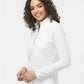 Adidas A589 Women's Spacer Quarter-Zip Pullover - Side view