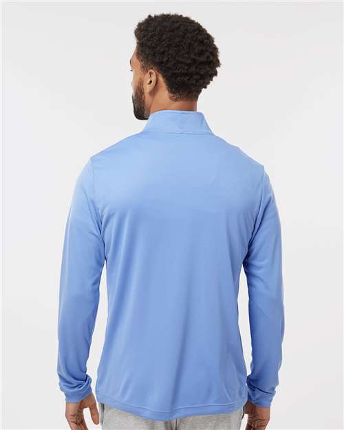 Adidas A401 Men's Ultimate365 Lightweight Quarter-Zip Pullover - Back view