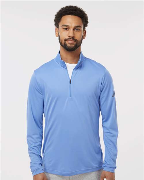 Adidas A401 Men's Ultimate365 Lightweight Quarter-Zip Pullover - Front view