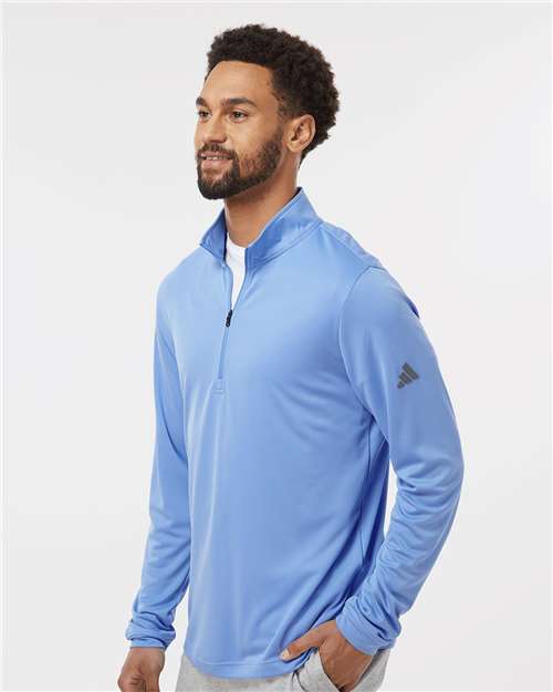 Adidas A401 Men's Ultimate365 Lightweight Quarter-Zip Pullover - Side view