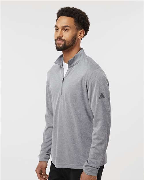 Adidas A401 Men's Ultimate365 Lightweight Quarter-Zip Pullover - Side view