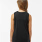 LAT 2692 Girls' Relaxed Fine Jersey Tank - Back view