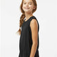 LAT 2692 Girls' Relaxed Fine Jersey Tank - Side view