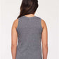 LAT 2692 Girls' Relaxed Fine Jersey Tank - Back view