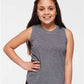 LAT 2692 Girls' Relaxed Fine Jersey Tank - Front view
