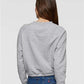 LAT 3528 Women's Relaxed Boxy Crewneck Sweatshirt - Back view