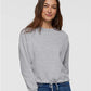 LAT 3528 Women's Relaxed Boxy Crewneck Sweatshirt - Front view