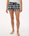 Boxercraft BW6501 Women's Flannel Shorts - Front view