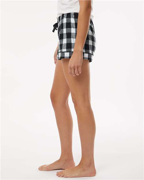 Boxercraft BW6501 Women's Flannel Shorts - Side view