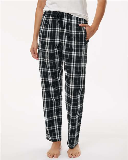 Boxercraft BW6620 Women's Haley Flannel Pants - Front view