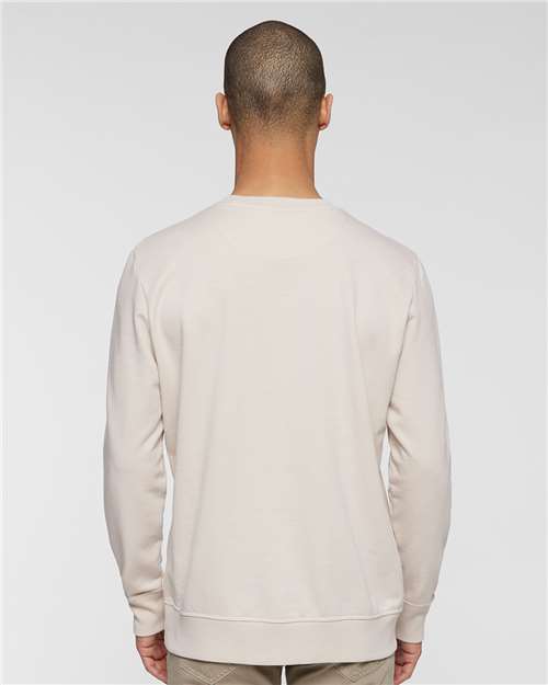LAT 6935 Unisex Vintage Wash Crewneck Sweatshirt - Back view