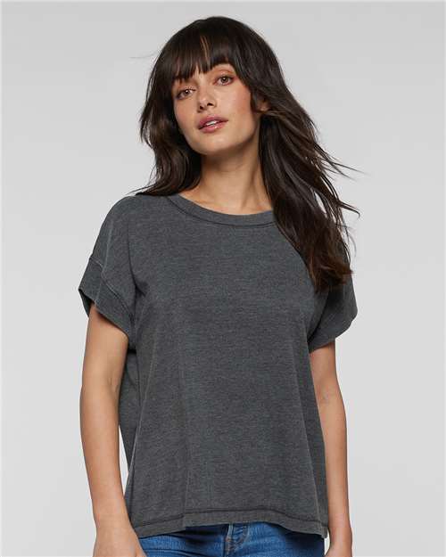 LAT 3502 Women's Vintage Wash Tee - Front view