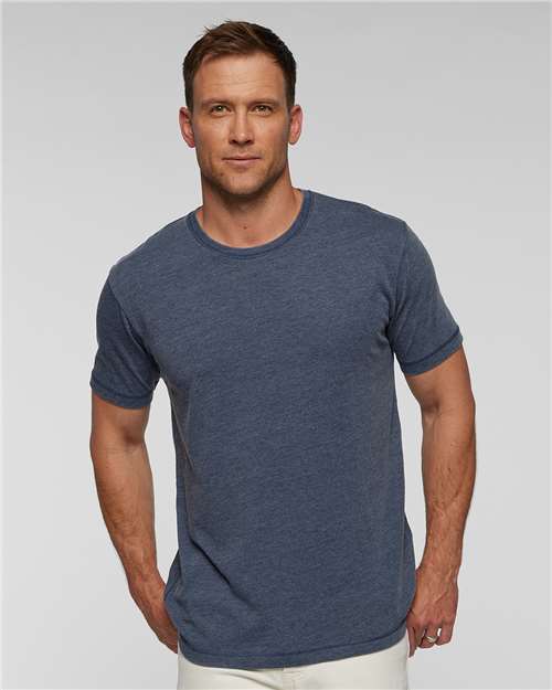 LAT 6902 Unisex Vintage Wash Tee - Front view