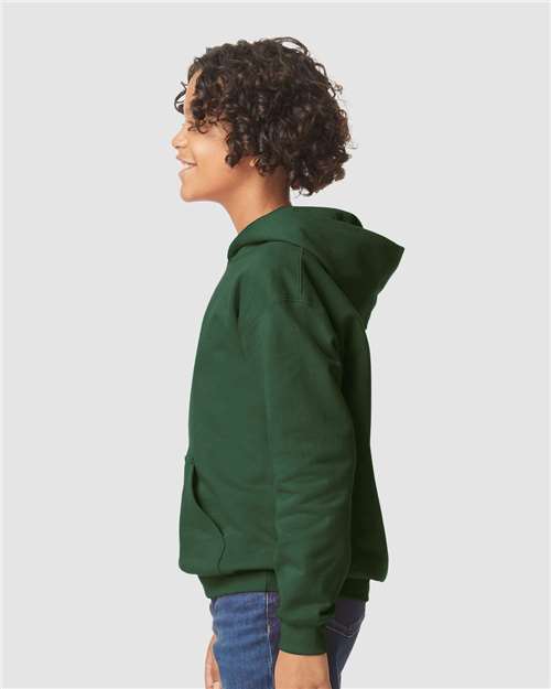 Gildan SF500B Youth Softstyle? Midweight Hooded Sweatshirt - Side view