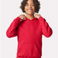 Gildan SF500B Youth Softstyle? Midweight Hooded Sweatshirt - Front view
