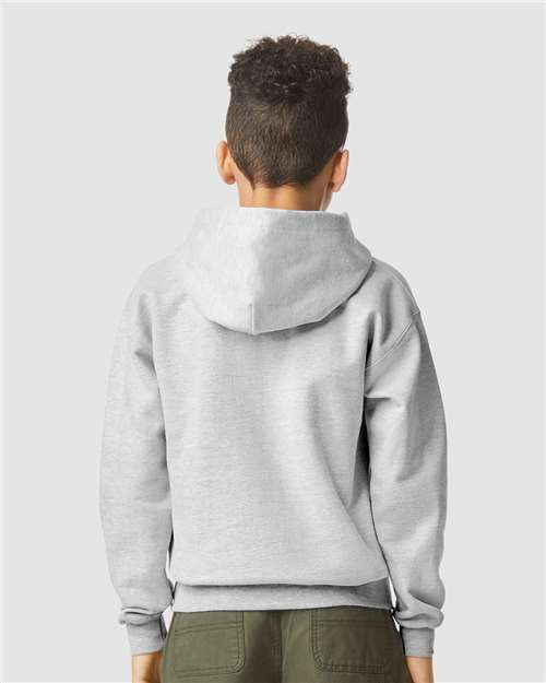 Gildan SF500B Youth Softstyle? Midweight Hooded Sweatshirt - Back view