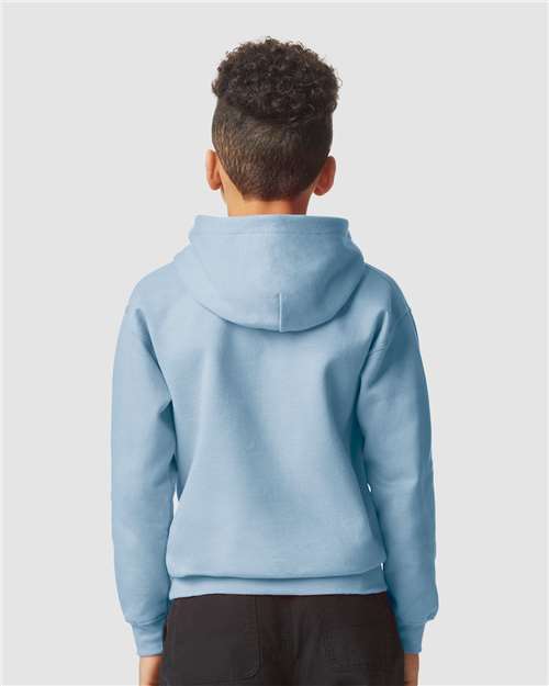 Gildan SF500B Youth Softstyle? Midweight Hooded Sweatshirt - Back view