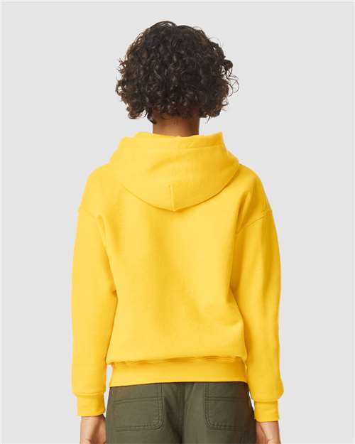 Gildan SF500B Youth Softstyle? Midweight Hooded Sweatshirt - Back view