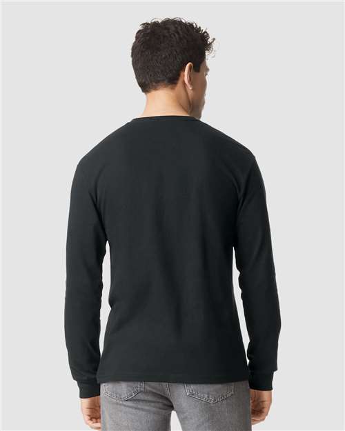 Gildan 64440CVC Unisex Softstyle? CVC Long Sleeve T-Shirt - Back view