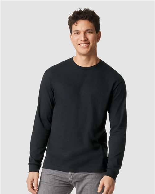 Gildan 64440CVC Unisex Softstyle? CVC Long Sleeve T-Shirt - Front view