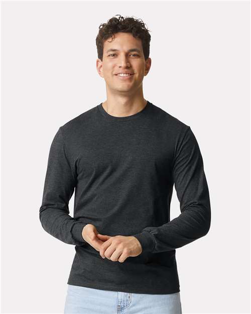Gildan 64440CVC Unisex Softstyle? CVC Long Sleeve T-Shirt - Front view