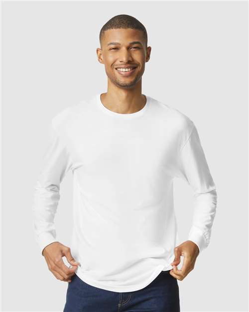 Gildan 64440CVC Unisex Softstyle? CVC Long Sleeve T-Shirt - Front view