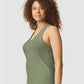 Gildan 64220LCVC Women's Softstyle? CVC Racerback Tank Top - Side view