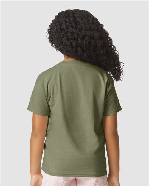 Gildan 64000BCVC Youth Softstyle? CVC T-Shirt - Back view