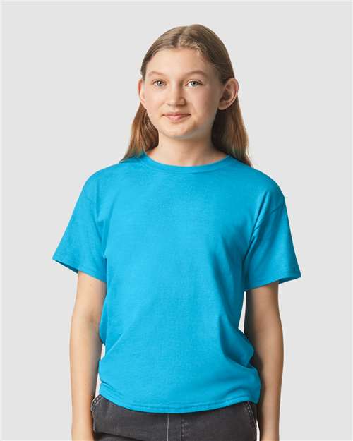 Gildan 64000BCVC Youth Softstyle? CVC T-Shirt - Front view