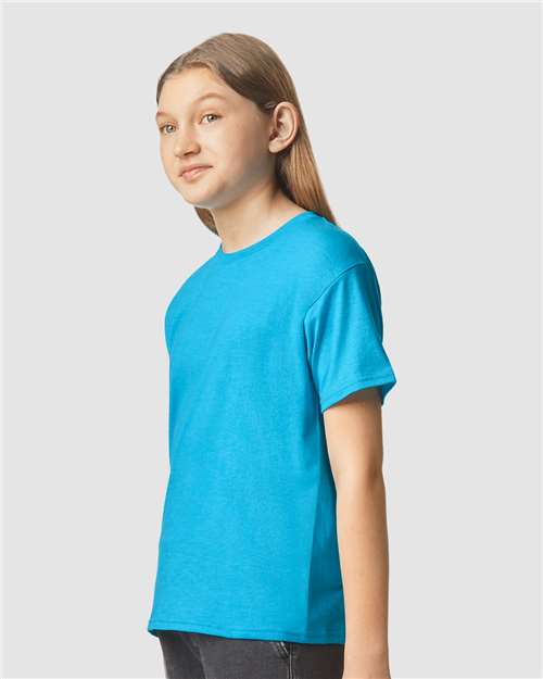 Gildan 64000BCVC Youth Softstyle? CVC T-Shirt - Side view