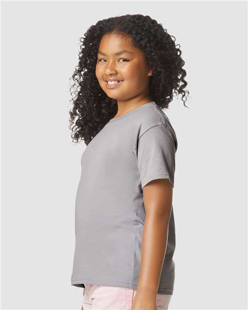 Gildan 64000BCVC Youth Softstyle? CVC T-Shirt - Side view