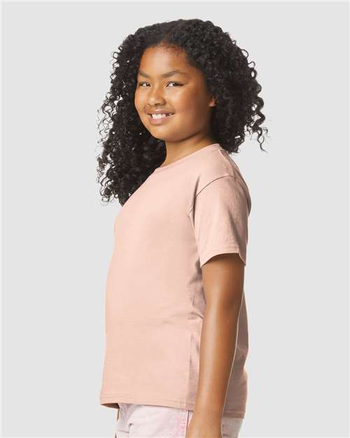 Gildan 64000BCVC Youth Softstyle? CVC T-Shirt - Side view
