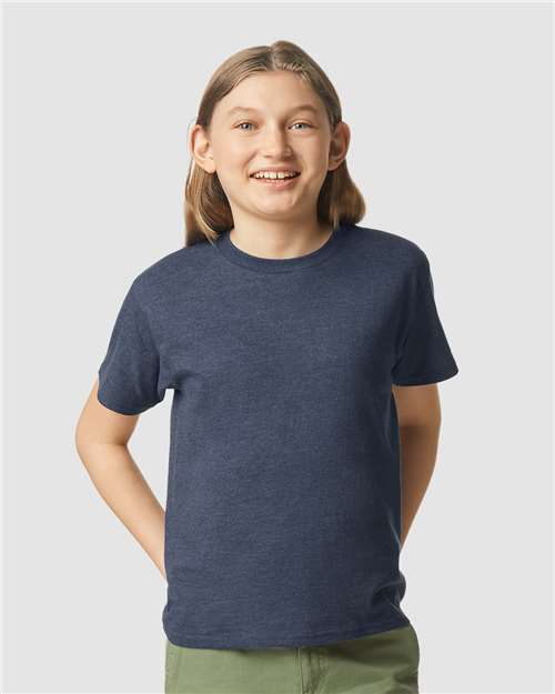 Gildan 64000BCVC Youth Softstyle? CVC T-Shirt - Front view