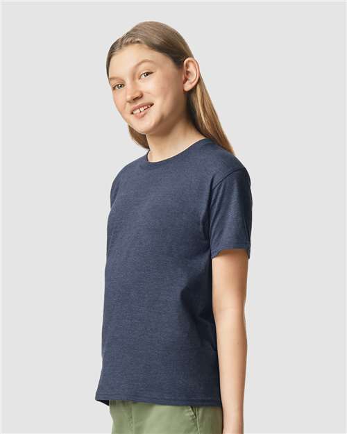 Gildan 64000BCVC Youth Softstyle? CVC T-Shirt - Side view