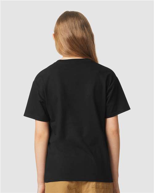 Gildan 64000BCVC Youth Softstyle? CVC T-Shirt - Back view