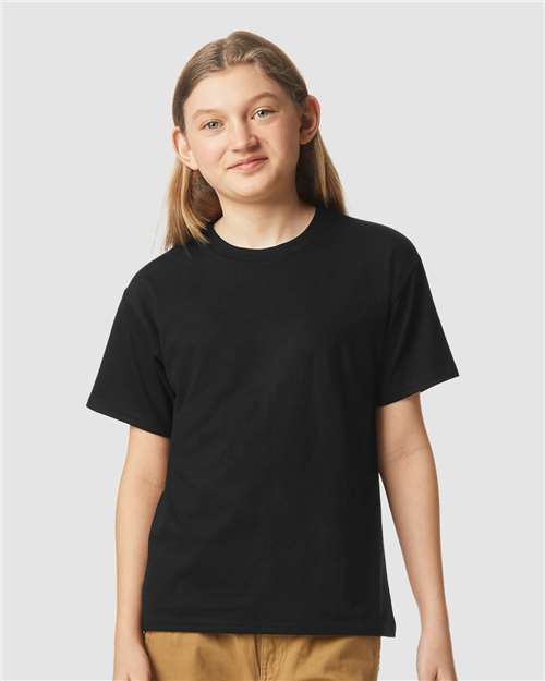 Gildan 64000BCVC Youth Softstyle? CVC T-Shirt - Front view