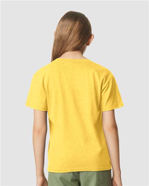 Gildan 64000BCVC Youth Softstyle? CVC T-Shirt - Back view