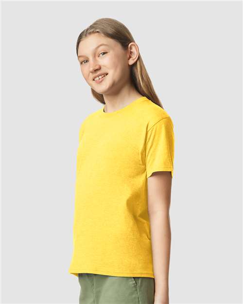 Gildan 64000BCVC Youth Softstyle? CVC T-Shirt - Side view