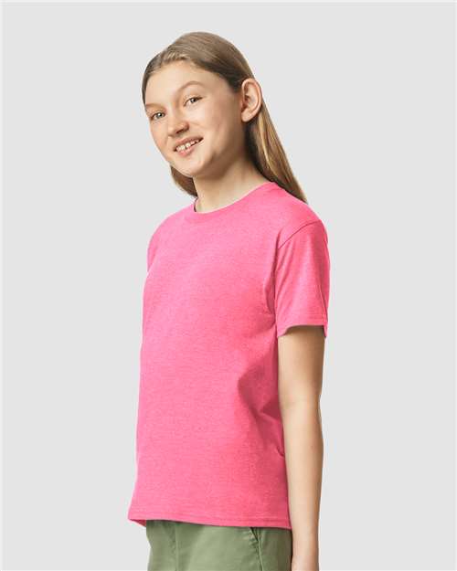 Gildan 64000BCVC Youth Softstyle? CVC T-Shirt - Side view