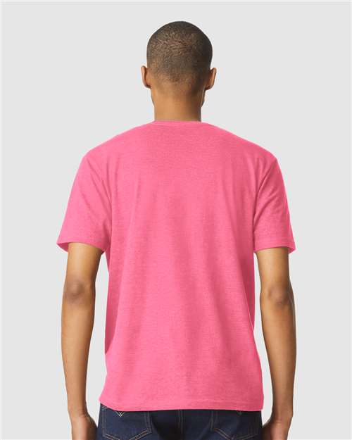 Gildan 64000CVC Unisex Softstyle? CVC T-Shirt - Back view