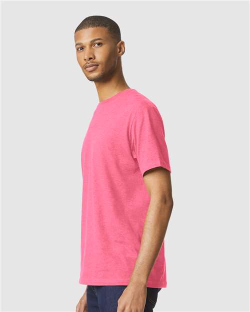 Gildan 64000CVC Unisex Softstyle? CVC T-Shirt - Side view