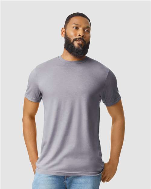 Gildan 64000CVC Unisex Softstyle? CVC T-Shirt - Front view
