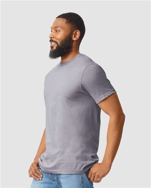 Gildan 64000CVC Unisex Softstyle? CVC T-Shirt - Side view
