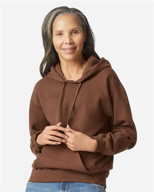 Gildan SF500 Unisex Softstyle? Midweight Hooded Sweatshirt - Front view