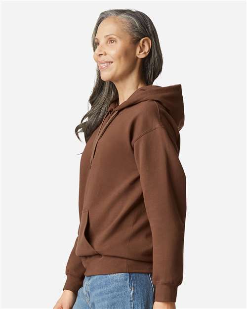 Gildan SF500 Unisex Softstyle? Midweight Hooded Sweatshirt - Side view