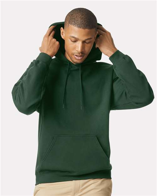 Gildan SF500 Unisex Softstyle? Midweight Hooded Sweatshirt - Front view