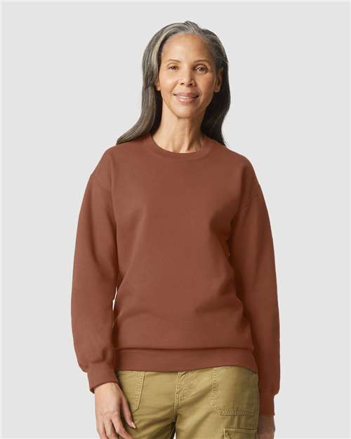Gildan SF000 Unisex Softstyle? Midweight Crewneck Sweatshirt - Front view
