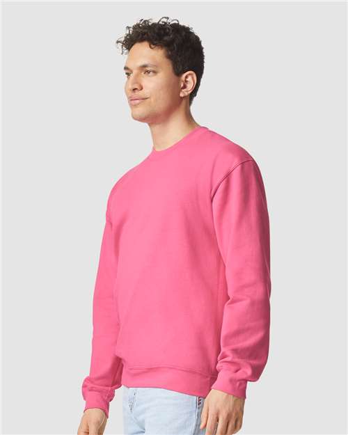 Gildan SF000 Unisex Softstyle? Midweight Crewneck Sweatshirt - Side view