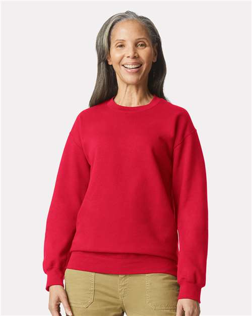 Gildan SF000 Unisex Softstyle? Midweight Crewneck Sweatshirt - Front view